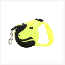 A+a Pets' Retractable Leash with Lock-Unlock Technology-Yellow
