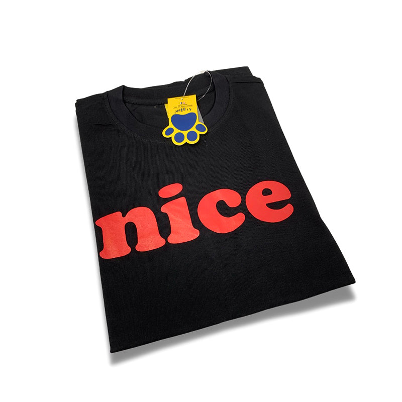 A+a Pets' Graphic Printed(Nice) T-Shirt Unisex | for Dog Cat Lovers | Casual Half Sleeve Round Neck T-Shirt | 100% Cotton