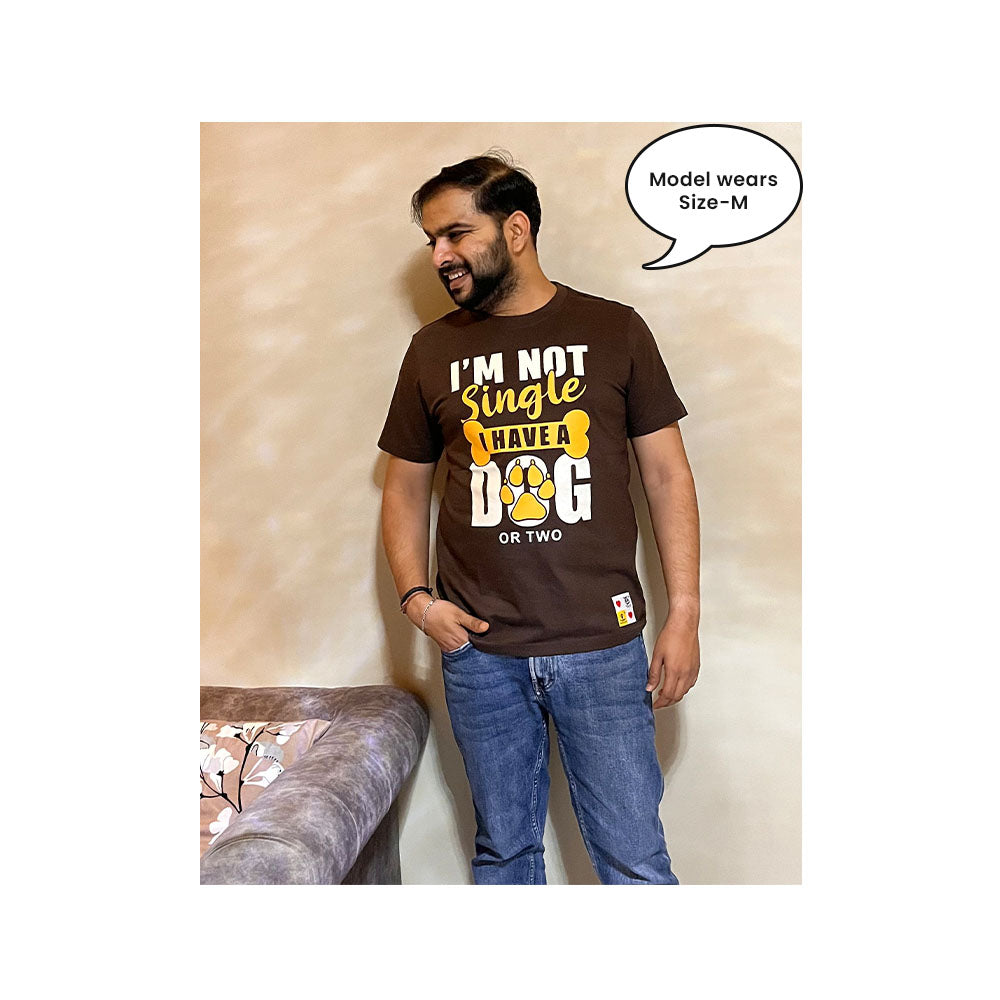 A+a Pets' Graphic Printed(NSD) T-Shirt Unisex | for Dog Cat Lovers | Casual Half Sleeve Round Neck T-Shirt | 100% Cotton