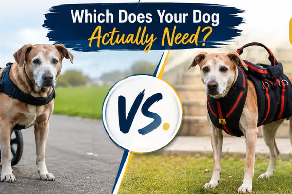 Dog Wheelchair vs. Full Body Support Harness