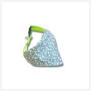 Cat Scarf Flower Pattern Blue