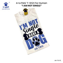 A+a Pets' Combo T-Shirts for Human & Pets | 100% Cotton - Not Single Collection