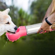 A+A Pets’ 4in1 Bottle for Pet With Water Food Poo Bags & Shovel - www.aplusapets.com