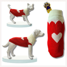 A+a Pets' Goodie Box of (2) for Dogs and Cats: Cozy Knitted Flannel Sweater & Boots