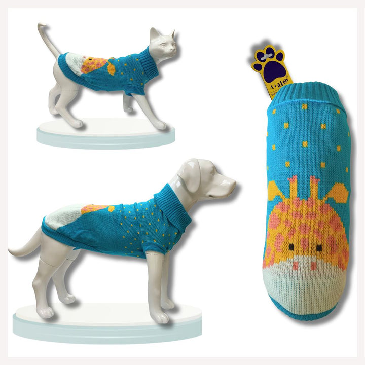 A+a Pets' Cozy Knitted Flannel Sweater for Dogs and Cats (Copy) - www.aplusapets.com