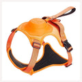 Orange Color No-Pull Dog Harness with Retractable Leash Ultimate Control 