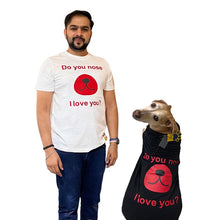 A+a Pets' Combo T-Shirts for Human & Pets | 100% Cotton - ILU Collection