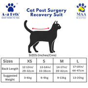 A+a Pets' Post Surgery Recovery Clothing for Cats - www.aplusapets.com