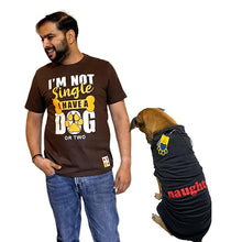 A+a Pets' Combo T-Shirts for Human & Pets | 100% Cotton - Not Single Collection