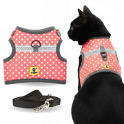 A+a Pets' Retro Vest Harness & Leash Set for Cats & Small Dogs - www.aplusapets.com