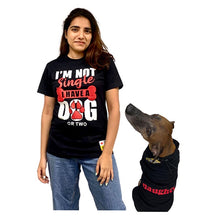 A+a Pets' Combo T-Shirts for Human & Pets | 100% Cotton - Not Single Collection