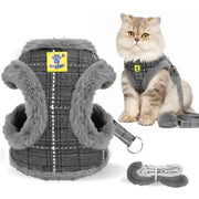 A+a Pets' Fur Harness & Leash Set for Cats & Small Dogs - www.aplusapets.com