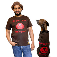 A+a Pets' Combo T-Shirts for Human & Pets | 100% Cotton - ILU Collection