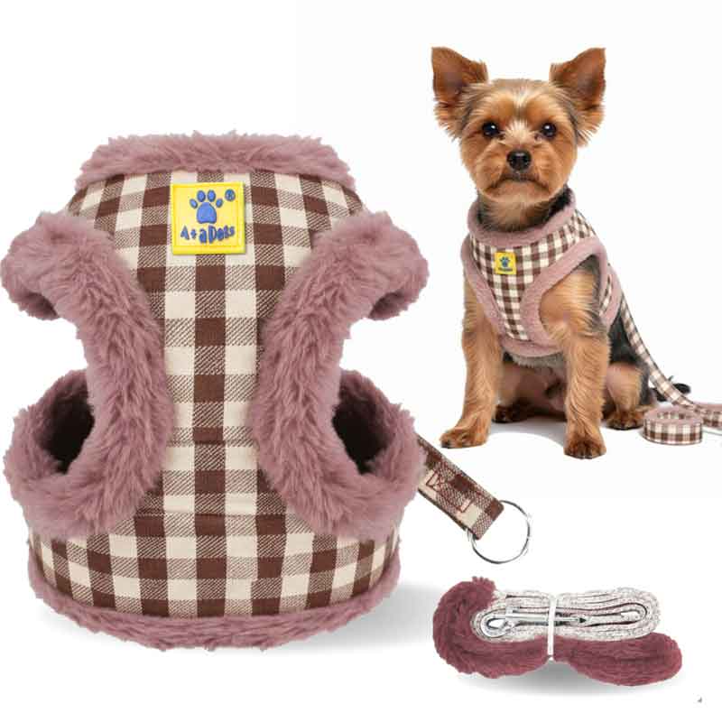 A+a Pets' Fur Harness & Leash Set for Cats & Small Dogs - www.aplusapets.com