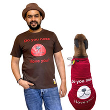A+a Pets' Combo T-Shirts for Human & Pets | 100% Cotton - ILU Collection