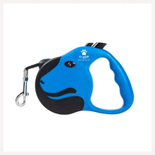 A+a Pets' Retractable Leash with Lock-Unlock Technology-Blue (5 meters)