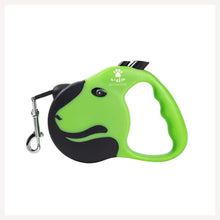 A+a Pets' Retractable Leash with Lock-Unlock Technology-Green
