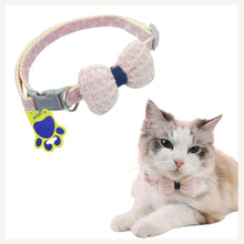 A+a Pets' Soft Handmade Collar for Cats - Bow Design