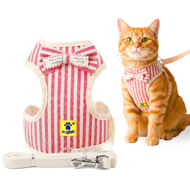A+a Pets' Vest Style Harness & Leash Set for Cats & Small Dogs - www.aplusapets.com