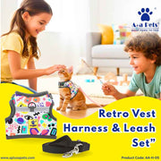 A+a Pets' Retro Vest Harness & Leash Set for Cats & Small Dogs - www.aplusapets.com