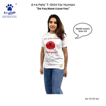 A+a Pets' Combo T-Shirts for Human & Pets | 100% Cotton - ILU Collection