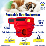 A+a Pets' Cotton Reusable Diaper for Female Dogs - www.aplusapets.com