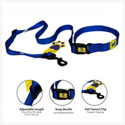 A+a Pets’ Hands Free Waist Tie-up Adjustable Leash - www.aplusapets.com