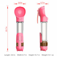 A+A Pets’ 4in1 Bottle for Pet With Water Food Poo Bags & Shovel - www.aplusapets.com