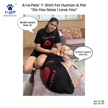 A+a Pets' Combo T-Shirts for Human & Pets | 100% Cotton - ILU Collection