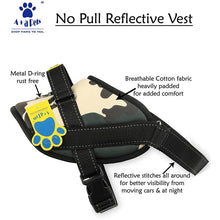 A+a Pets' No Pull Reflective Vest Harness for Dogs - Blue