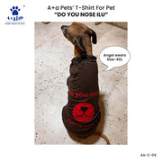 A+a Pets' Combo T-Shirts for Human & Pets | 100% Cotton - ILU Collection - www.aplusapets.com