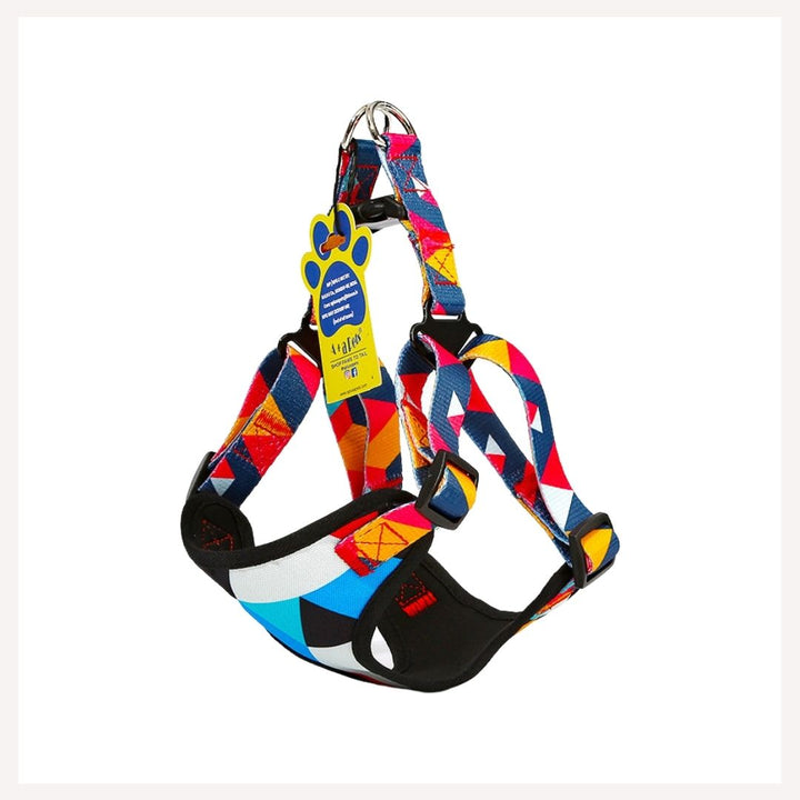 A+A Pets' Rainbow Vest Style Step In Harness - www.aplusapets.com