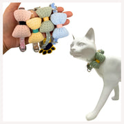 A+a Pets' Soft Handmade Collar for Cats - Bow Design - www.aplusapets.com