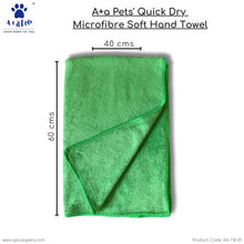 A+a Pets' Quick Dry Microfiber Pet Hand Towel