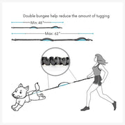 A+a Pets’ 2in1 Bungee Hands-Free Leash - www.aplusapets.com