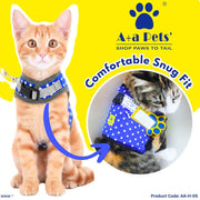 A+a Pets' Retro Vest Harness & Leash Set for Cats & Small Dogs - www.aplusapets.com