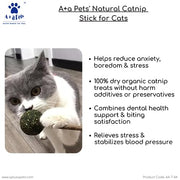 A+a Pets' Natural Catnip Feather Chew Mint Toy for Cat - Mouse - www.aplusapets.com