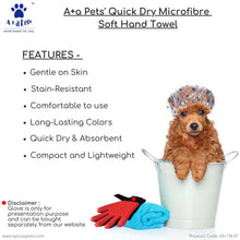 A+a Pets' Quick Dry Microfiber Pet Hand Towel