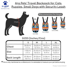 travel backpack sizes for pets