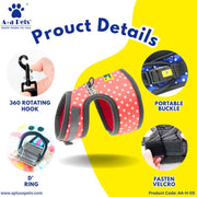 A+a Pets' Retro Vest Harness & Leash Set for Cats & Small Dogs - www.aplusapets.com