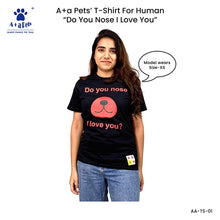 A+a Pets' Combo T-Shirts for Human & Pets | 100% Cotton - ILU Collection