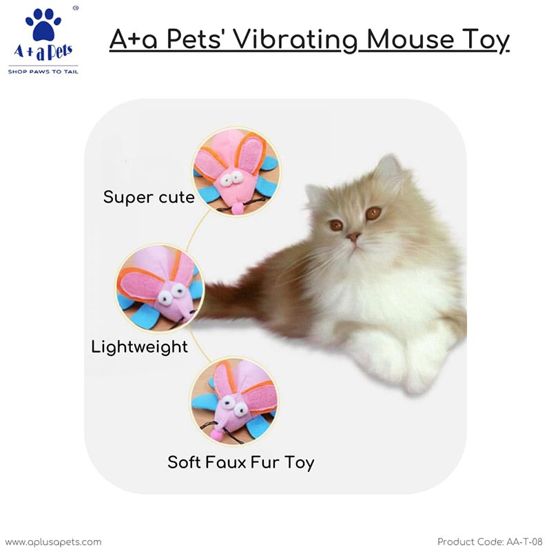vibrating mouse toy Scruffy Vibrating Mouse Cat Toy