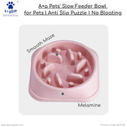 A+a Pets' Slow Feeder Bowl for Pets - www.aplusapets.com