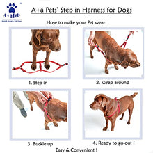 A+a Pets' Pirate Design Step In Harness - Blue