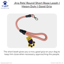 A+a Pets' Round Short Rope Leash | Heavy Puller Dogs - www.aplusapets.com