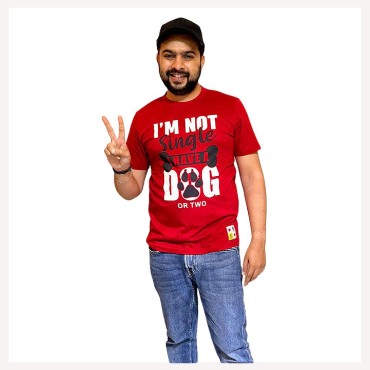 A+a Pets' Graphic Printed(NSD) T-Shirt Unisex | for Dog Cat Lovers | Casual Half Sleeve Round Neck T-Shirt | 100% Cotton - www.aplusapets.com