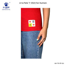 A+a Pets' Combo T-Shirts for Human & Pets | 100% Cotton - ILU Collection