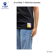 A+a Pets' Combo T-Shirts for Human & Pets | 100% Cotton - ILU Collection - www.aplusapets.com