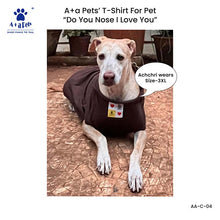 A+a Pets' Combo T-Shirts for Human & Pets | 100% Cotton - ILU Collection