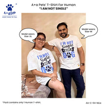 A+a Pets' Combo T-Shirts for Human & Pets | 100% Cotton - Not Single Collection